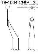 Spájkovací hrot T8-1004, CHIP 2L
