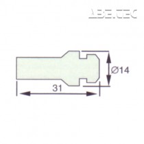 Elektrický momentový skrutkovač BLQ-2000 H4 - parametre sacej hlavy štandardného typu