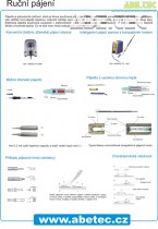 Výuková tabuľa - Ručné spájkovanie (rám)