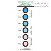 Indikátor vlhkosti 6 hodnôt, 10-60%, Cobalt dichlorid Free, 200ks, 204503