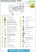 Výuková tabuľa - Vyhradený priestor'' EPA'' (laminácia)