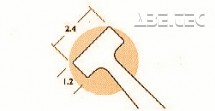 Pinzeta pre SMD 105 SA - rozmery