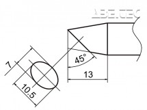 Spájkovací hrot HAKKO T37-BC70105