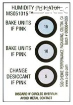 ndikátor vlhkosti 5% 10% 15% RH, J-STD-033A, 125ks, 90664