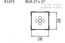 Určené pre púzdra BGA 13x13 mm