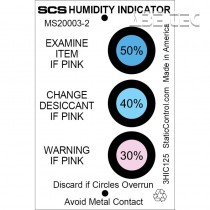 Indikátor vlhkosti 3 hodnoty, 30% 40% 50%, 125ks, 3HIC125
