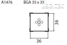 Určené pre púzdra BGA 15x15 mm