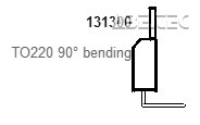 Lisovacia sada pre Supercut/TOCF "TO220 90° bending"