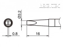 Spájkovací hrot HAKKO T39-DL32