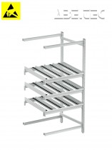 Bočné rozšírenie Treston FiFo Flow Rack, M900, ESD, 933x805x1860mm, TFR900SE-49