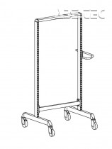 Priemyselný vozík Multi trolley 2 - rám M500, ESD, 860818-49