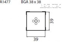 Určené pre púzdra BGA 38x38 mm