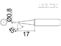 Spájkovací hrot 900M-T-0.8cm