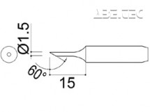 Spájkovací hrot 900M-T-1.5CF