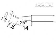 Spájkovací hrot 900M-T-1.8H