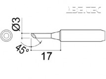 Spájkovací hrot 900M-T-3CF