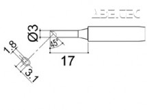 Spájkovací hrot 900M-T-3CM