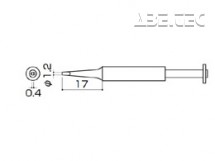 Spájkovací hrot 900S-T-1, 2D