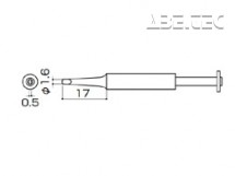 Spájkovací hrot 900S-T-1, 6D