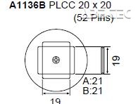 Určené pre púzdra QFP 20x20mm