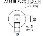 Určené pre púzdra PLCC 11.5x14 mm