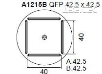 Určené pre púzdra QFP 42.5x42.5 mm