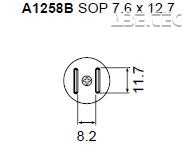 Určené pre puzdrá: SOP 7.6x12.7 mm