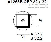 Určené pre púzdra QFP 32x32 mm