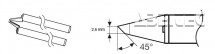 Spájkovací hrot A1576 (CHIP 2,6 C) pre termokleště FX-8804