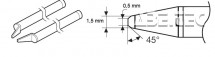 Spájkovací hrot A1388 (CHIP 0,5 C) pre termokleště FX-8804