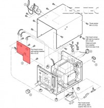 DPS s potenciometrom, triac, B3395