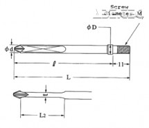 Bit M950000402 M5 (4x64l)-No.1-6-74