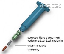 Mikrodávkovacia ihla 0,17mm HT00.8009, sada so spacerom 0,08mm