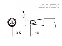 Spájkovací hrot HAKKO T39-D24