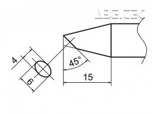 Spájkovací hrot HAKKO T37-BC4060