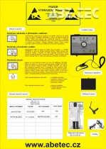 Výuková tabuľa -Testovanie systému uzemnenia personálu
