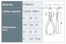 Mikrokliešte HAKKO FT600-81