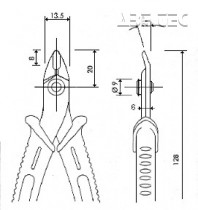 Strihacie kliešte TR 30 58