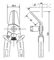 Odizolovacie kliešte CSP-30-G