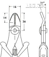 Strihacie kliešte ITR 58 R