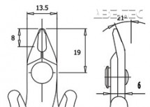 Strihacie kliešte ITR 58 R D, ESD