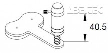 Magnetický držiak DPS Easy Lock 40,5 SF03.0014