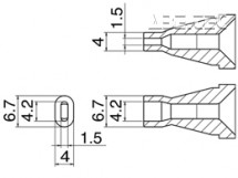 Odpájací hrot N60-08