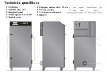 Odsávacie zariadenie AD ORACLE IQ PC, farba,  24V SS, O/R, FCS 75%