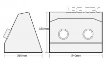 Odsávací box FUMECAB 600, A1020128