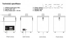 Odsávacie zariadenie V200 PC, farba