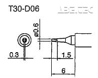 Spájkovací hrot T30-D06