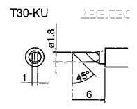 Spájkovací hrot T30-KU