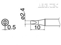 Spájkovací hrot T31-01D24