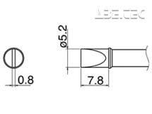 Spájkovací hrot T31-01D52